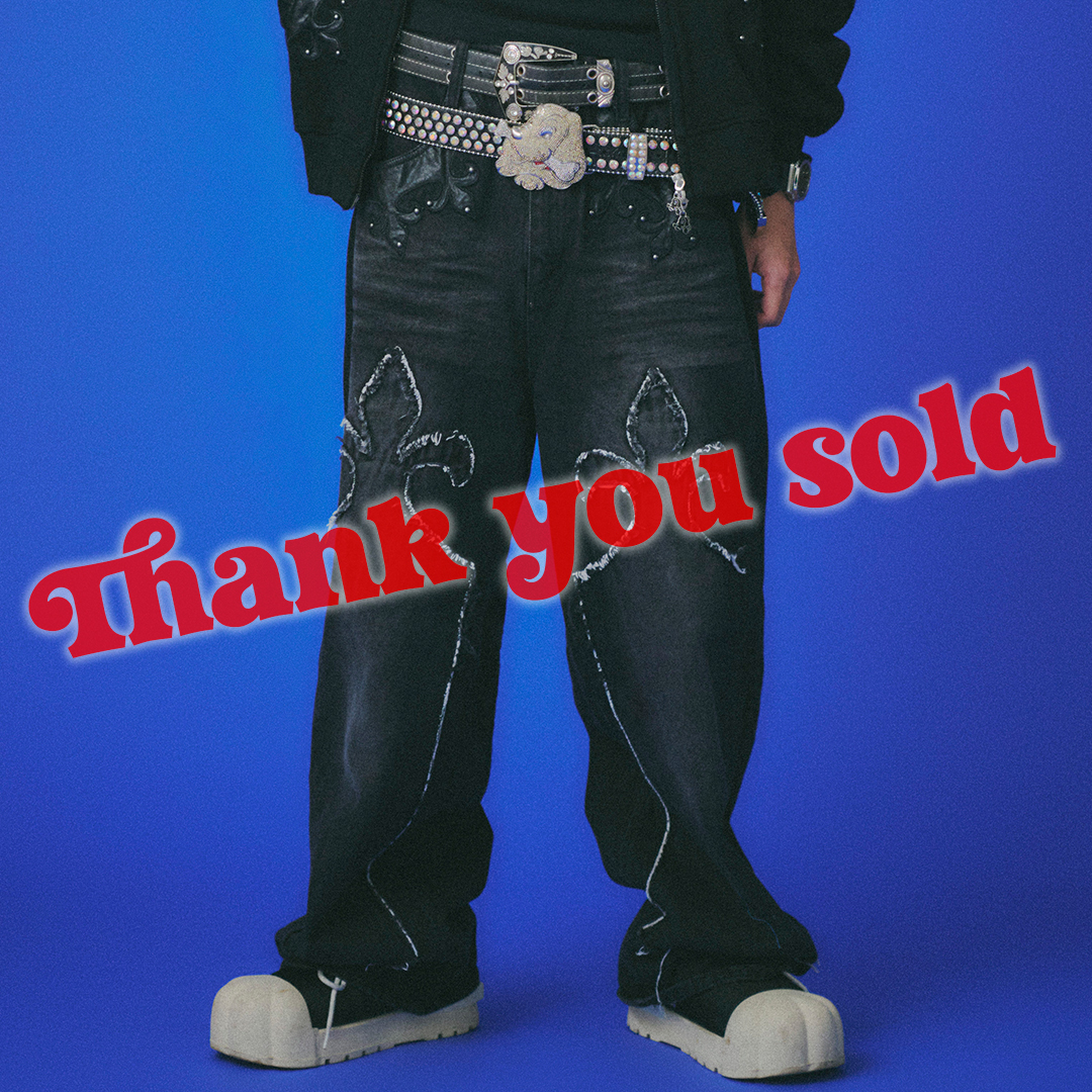 百合の紋紋デニム 153016