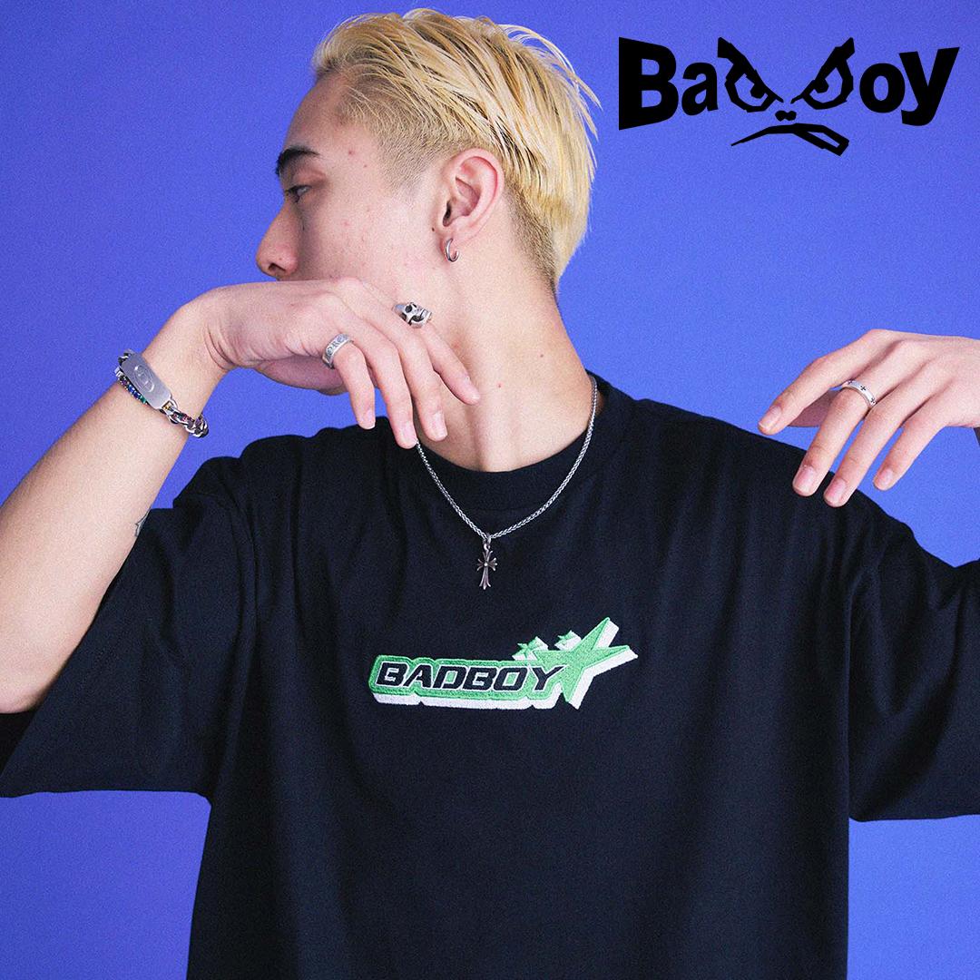 BADBOY SPACE LOGO WAPPEN C/N TEE 132108