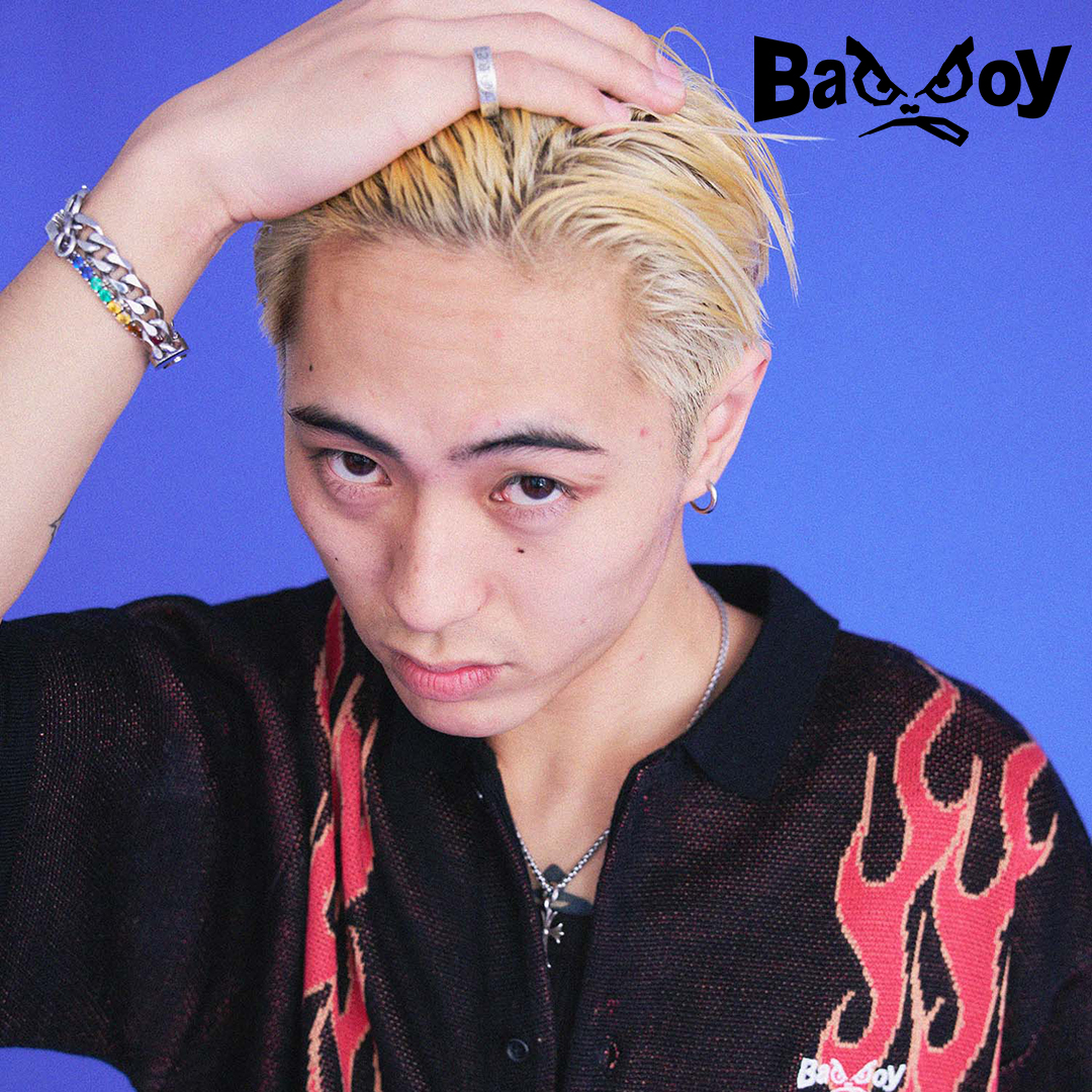 BADBOY FLAME JQD KNIT SHIRT 132100