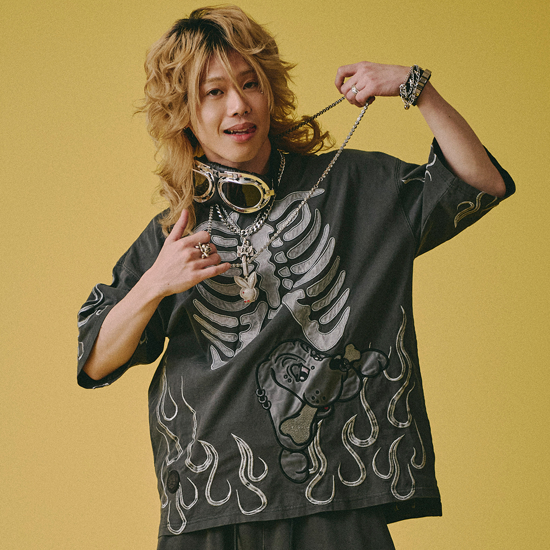 骨が見えしTシャツ 162087