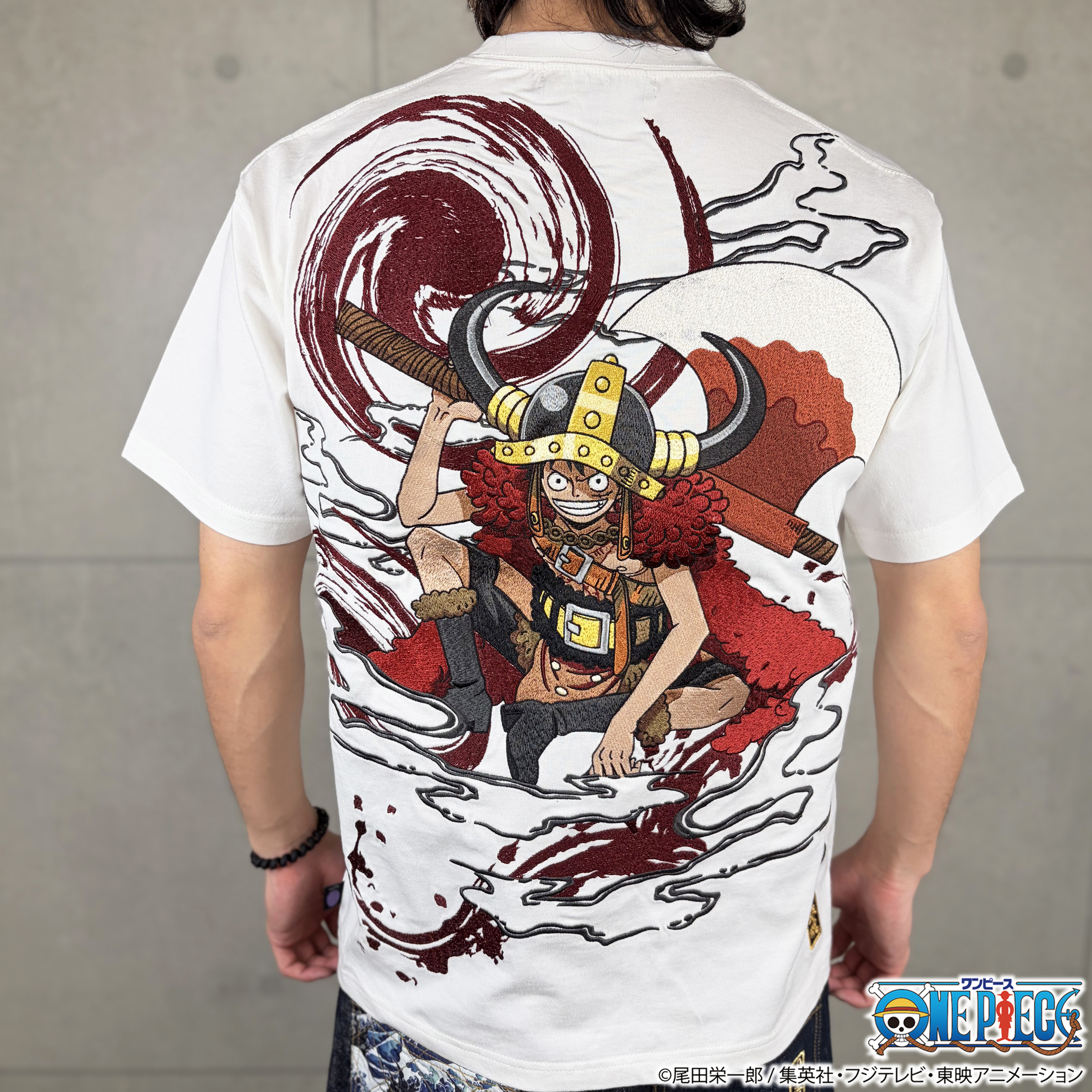 予約品【7月末頃までにお届け予定】【ONE PIECE×絡繰魂】ルフィ(エルバフ)Tee 262052