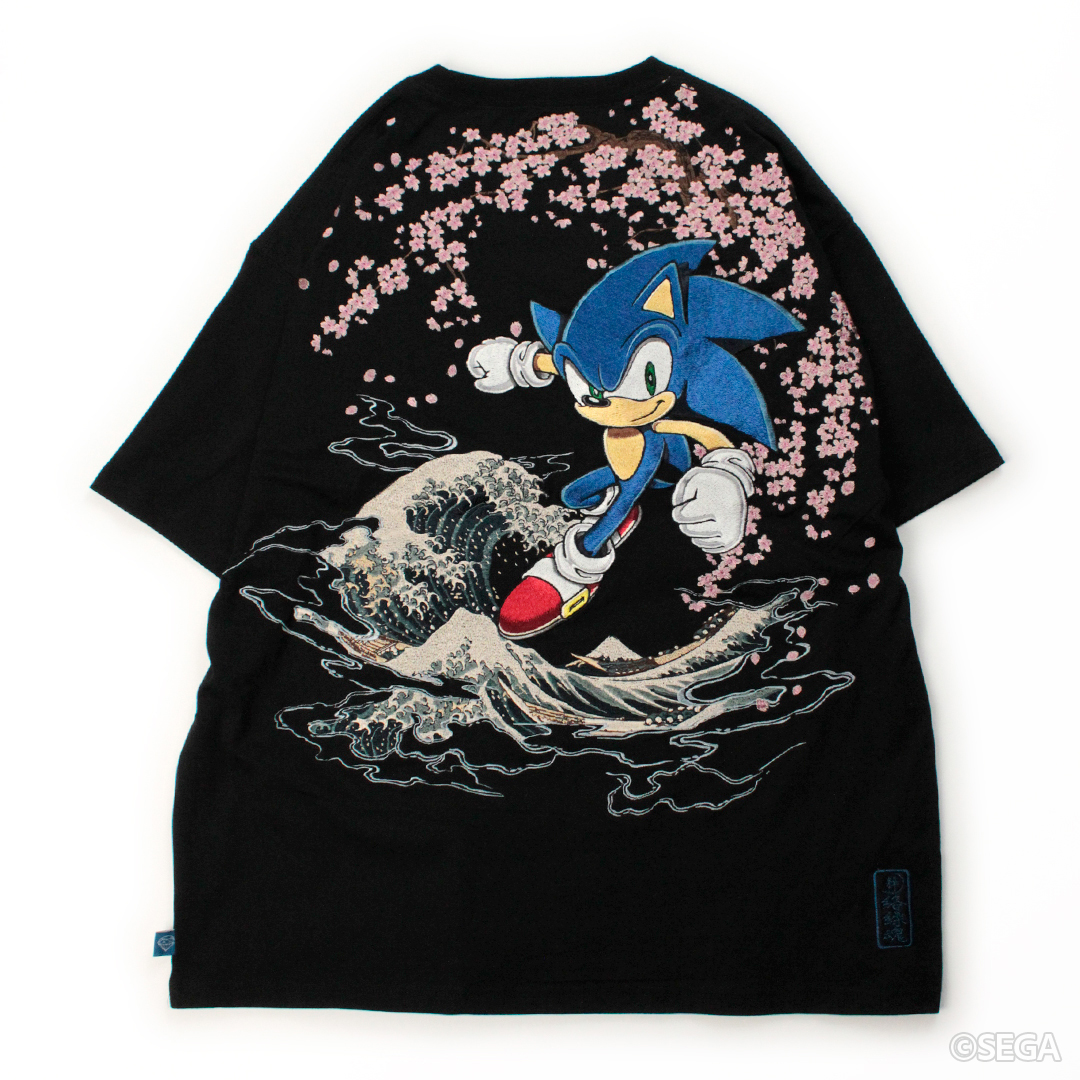 絡繰魂 SONIC IN THE HOKUSAI Tee 262096