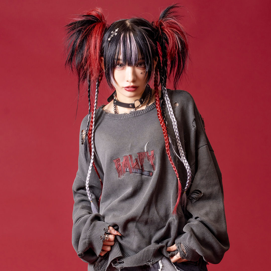 【Official限定~Limited~】悪魔犬ボロボロニット 144070