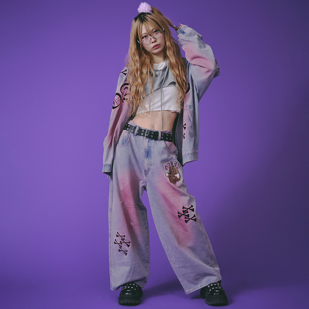 GALFY CRUTCH BRAND 紫色 ワークパンツ L GALFY CRUTCH BRAND 紫色 ワークパンツ L - メルカリ