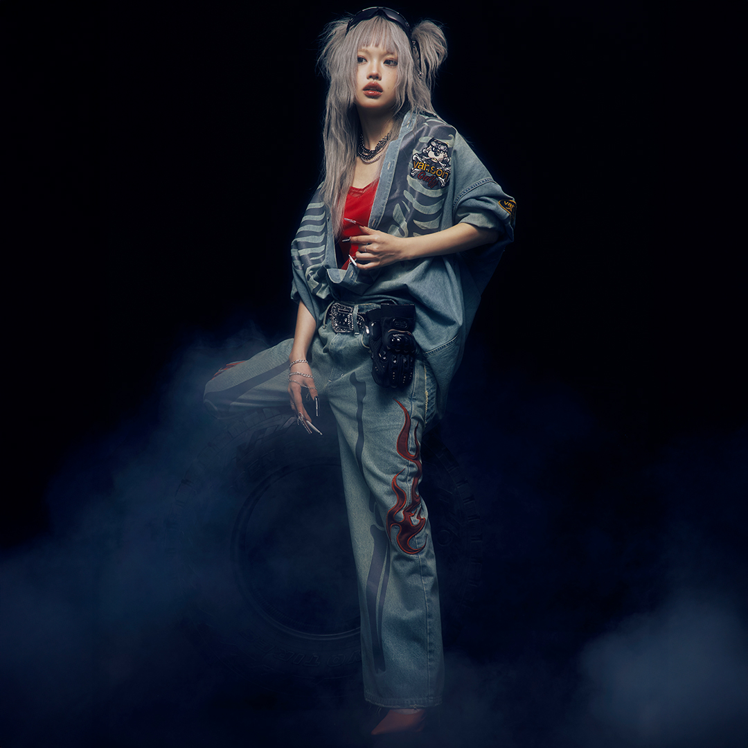 [予約品]【10月末頃までにお届け予定】【VANSON×GALFY×JACKROSE】骨犬BuggyDenimPants JGV-011 (154420)