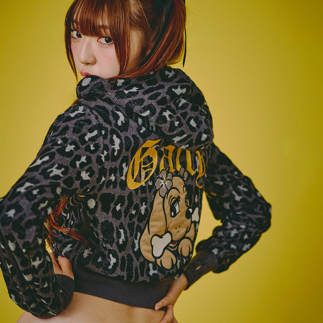 フユGAL豹パーカー 153068