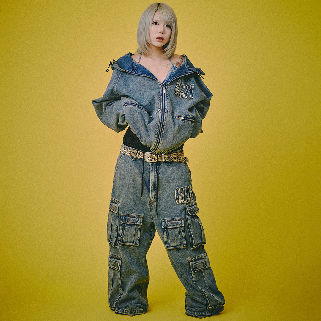 ぐるグニャデニムカーゴ 153074