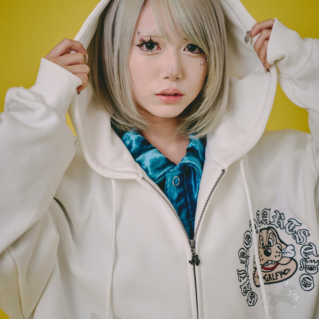 ピカピカ骨骨パーカー 153077