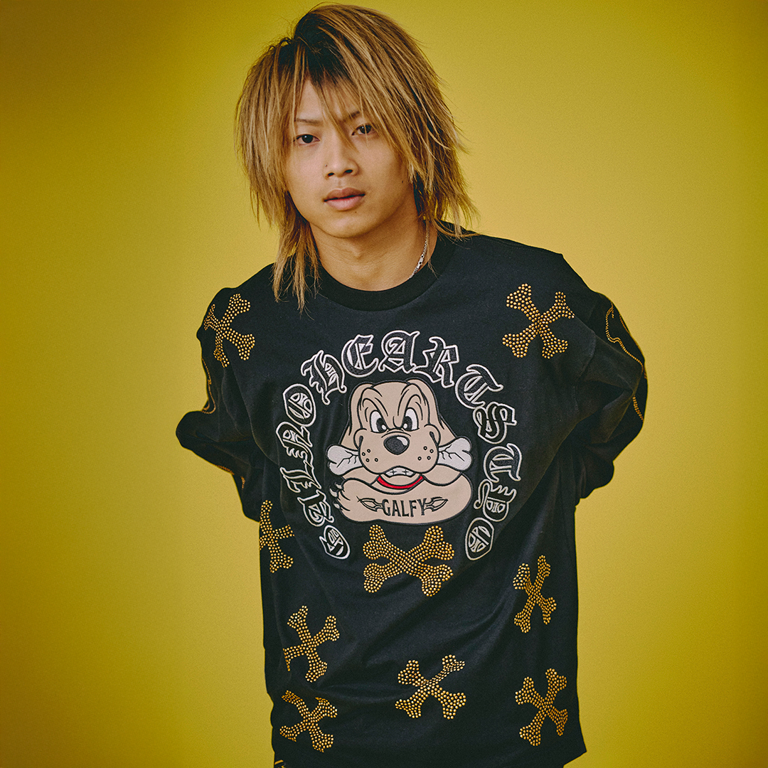 ピカピカ骨骨ロンTee 153078