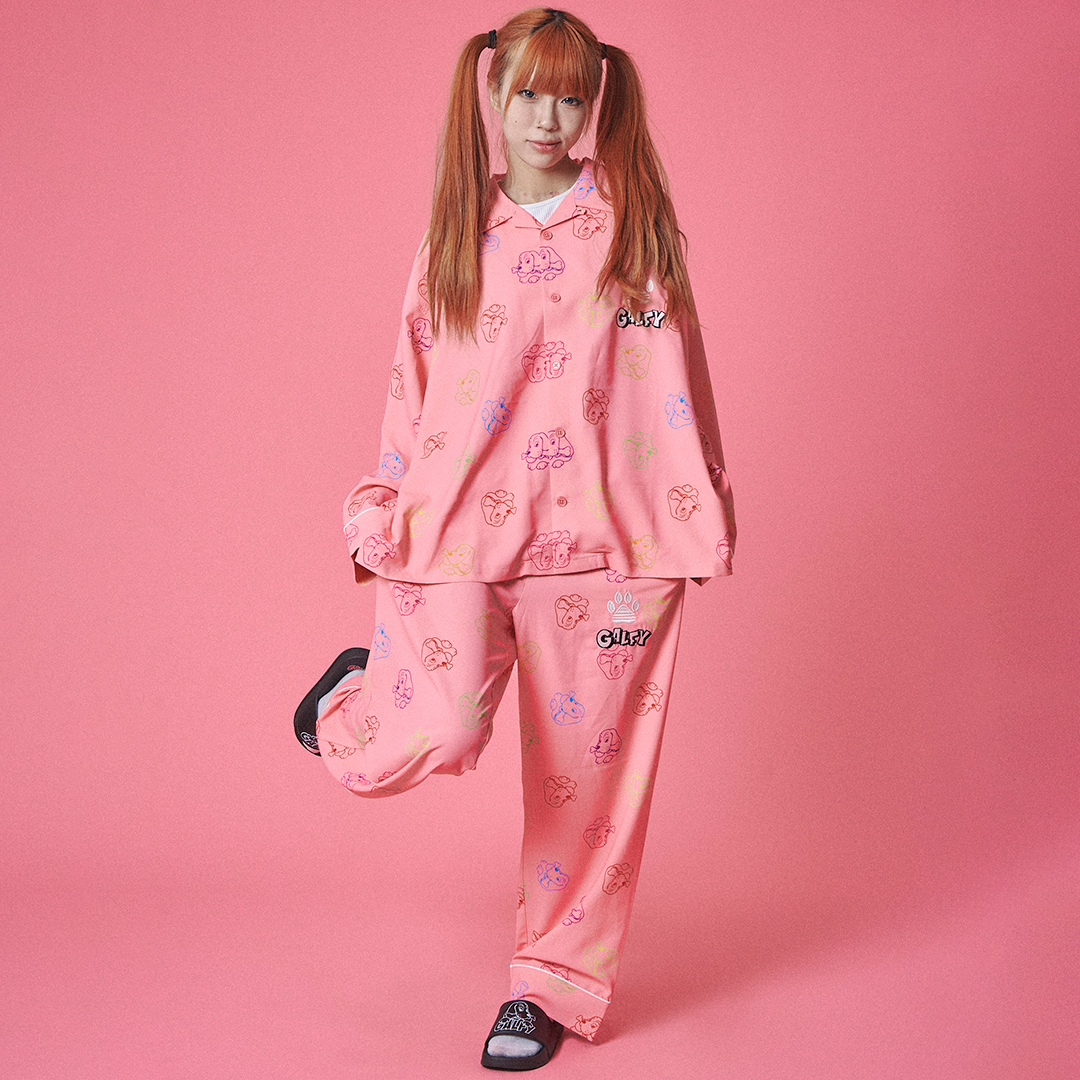 パジャマパンツ　コットンパンツ　vintage 犬　パンツ fa873dc914cea61d5c7af2a8159bac