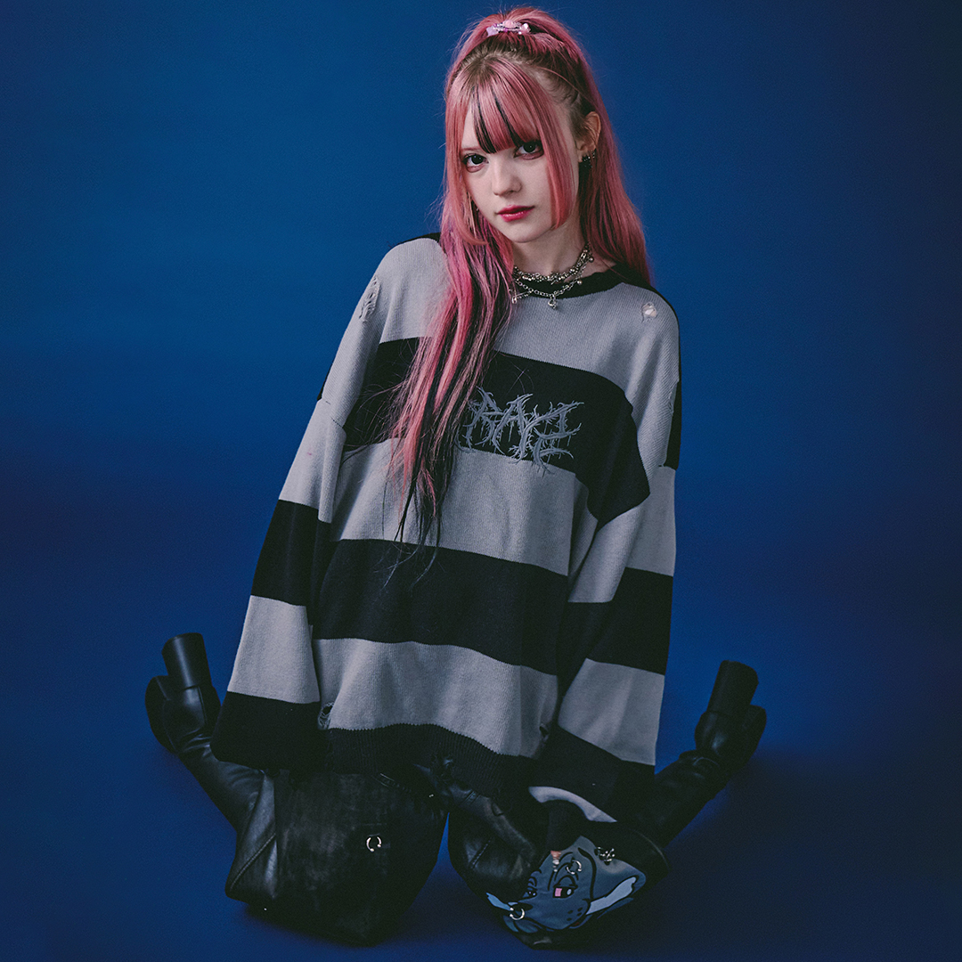 バチバチピアスニット 161024