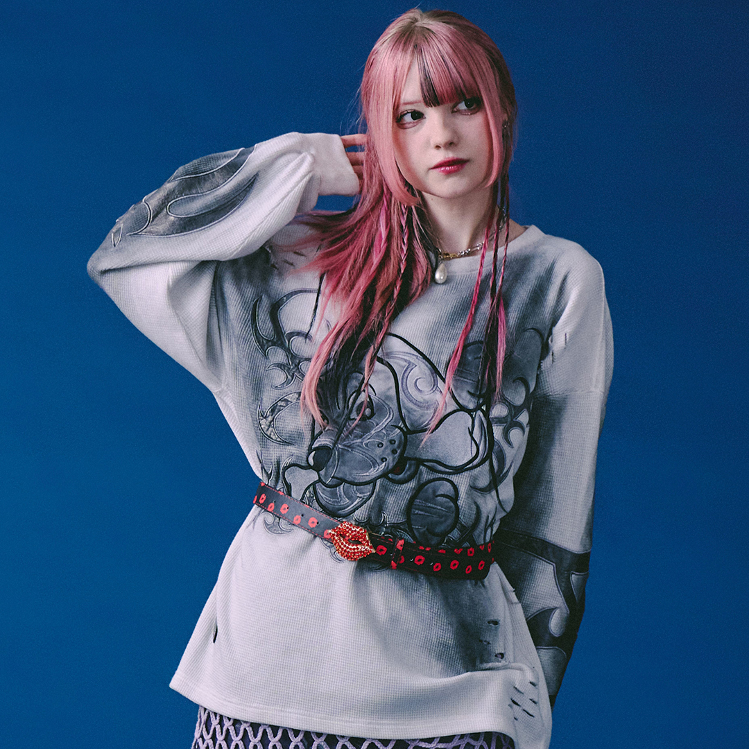 [予約品]【2月上旬頃までにお届け予定】汚れ部族ワッフルロンTee 161045