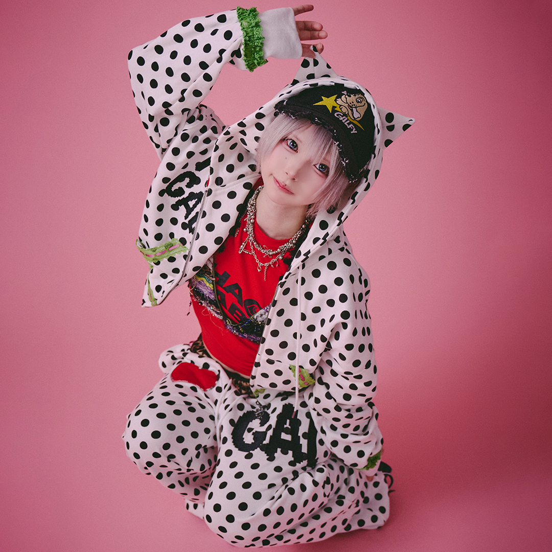 [予約品]【2月上旬頃までにお届け予定】ポップポップI♡GALパーカー 161054